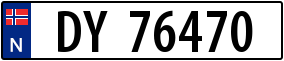 Truck License Plate